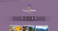 Desktop Screenshot of hotelraggiodiluce.it